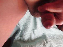 68yrold Grandpa 136 uncut chub wank solo closeup close cock
