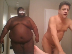 Cub gets Spanked by massive chubs ***