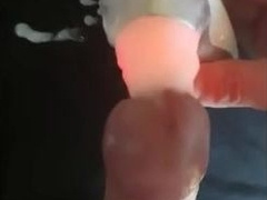 Womanizer masculine screaming strenuous ejaculation