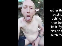 This slut loves to masturbate outside