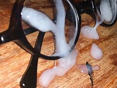 Antons round glasses getting a treatment.