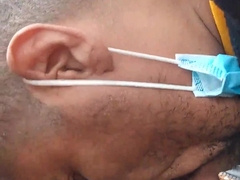 Trimmed Latino Dude Fellating My Manhood At The Park two