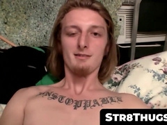 Str8Thugs.com - Kenneth's fleshlight humping session until he reaches a powerful cum shot