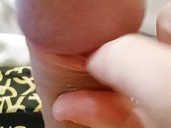 My sister does not let me fuck her in the ass, but makes me record on camera how I masturbate  #11