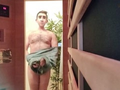 Sauna Surprise: Closeted Husband's Hot Encounter with Naked Men