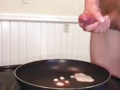 Dude Cums And Cooks It