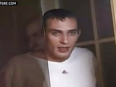 Hot twinks in sauna 69 blowjob sex jerk and facial cum