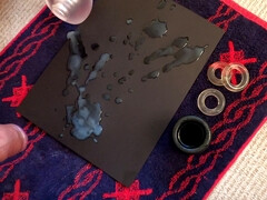 Oiled and chained - EXPLOSIVE cumshot!