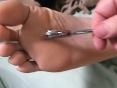 Hot bondage session, Sub gets tied, milked, and spanked..