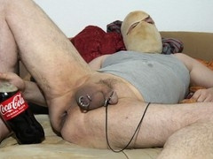 Intense anal play leads to an explosive finish!