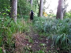 adidas short shorts running jog to naked thro the trees and countryside