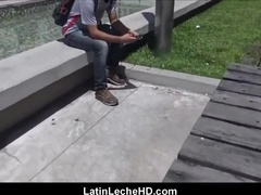 Heterosexual Virgin Latino Fellow With Braces Pummeled By Homo Guy