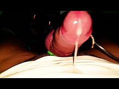 Simple Quick EStim Cum + super SlowMo