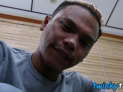 Asian youngsters licking feet and raw fucking after rimjob