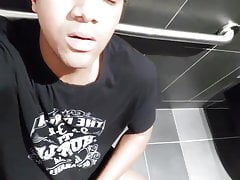 Solo JO at bathroom at work part 2