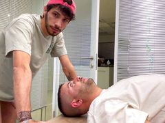 Sexy Middle Eastern Guy DOMINATES and HUMILIATES inexperienced Sub- spit roast , deep throat training , piss drinking