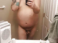 Playing with my small cock