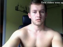 German Handsome Boy With Round Smooth Ass,Big Cock On Cam