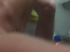 Guy jerking dick