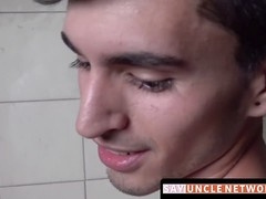 Jock's raw conquest of a straight Latino after a blow job