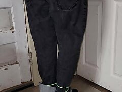 MsBottomHalf tied me up and made me stand in the corner, with no bathroom breaks! Then I shower in my clothes.