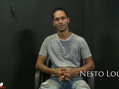 Nesto's nutsack embark juggling as he drains his fuck-stick stiffer & quicker.