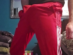 Grind arse bandit jacks off