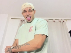 Valerio Rossi is a bleached Latino hottie with a hard cock