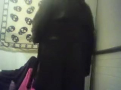 Leather and thighboots and inflatable butt-plug