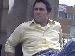 Gay guy Doug flaunts his feet in public for your viewing pleasure