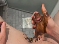 From white to black: WBC transforms to BBC in interracial handjob action!