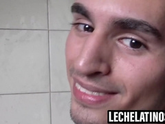 LecheLatinos.com - Slim gayboy Ross' facehole jammed with trunk
