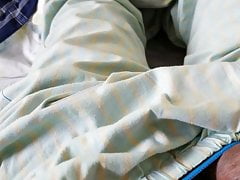 Ejaculate white semen in hospital bed394