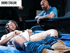 RagingStallion - Two Hard Dicked Mechanics Play, Fuck & Suck