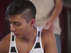 Latin stud Angel Rivera plows tight Helix twink Danny Nelson bareback