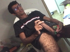 161 He was lounging down and bare, I couldn't hold it in and I unloaded