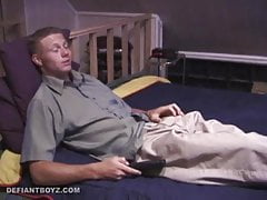 Straight Boy Justin Jerks Off