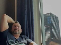 DILF sniffs poppers and jerks his bug uncut dick PREVIEW