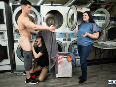 Laundry turns into a gay bareback cage - Malik Delgaty , Cristiano