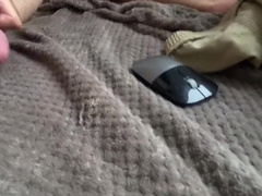 AFTER A LONG TIME SANS MASSAGING HIS PIPE THIS STUD MILKS AND CRAMS EVERYTHING WITH MILK