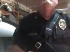 Uniform bear play and cum