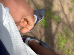 Cruising .Superslut in the forest want manstick