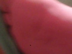 Young twink cums on his feet