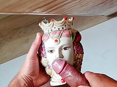 Beautiful seductive sicilian blowjob queen giving great head to a stranger in Palermo ending in a huge sticky facial