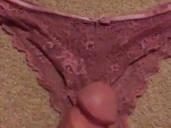 Cumming on girlfriends knickers
