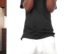 Dan St. Louis Black Bottom, Flexing, Ass