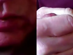 Split Screen Cum Swallow 7