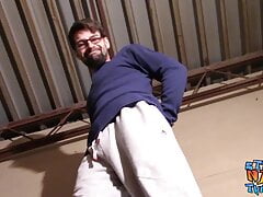 Straight thug Mikey masturbates big dick solo before cumming