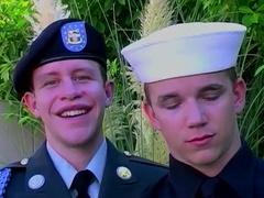 Army twunks in uniform are prepared for hard-core ravaging