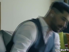 Gay Couple Anal Fucks Infront Of Power Tripper Boss - Chris Damned And Adrian Hart